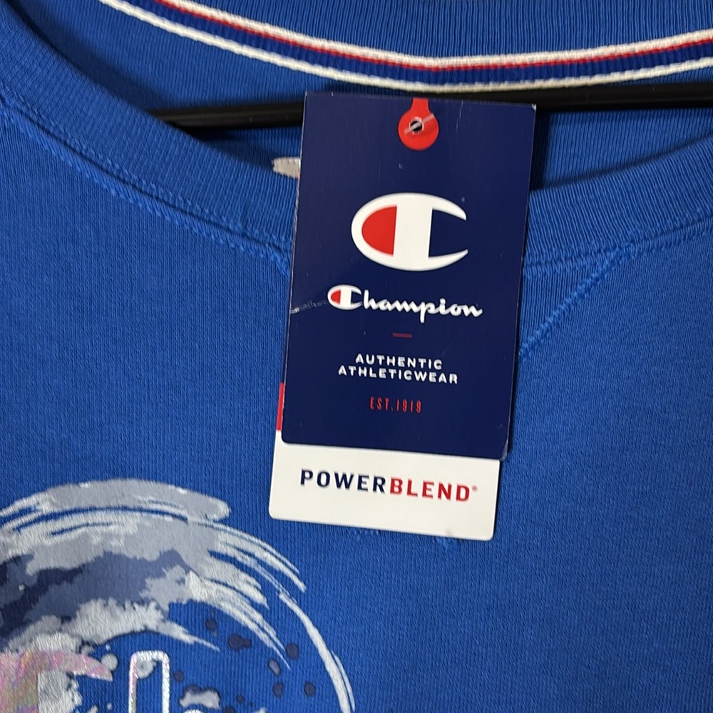 Champion Royal Blue Crewneck Sweatshirt Sz 3XL New - Picture 2 of 4